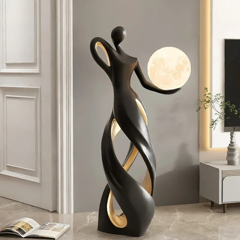 Resin Art Design For Wedding - Escultura de Chão Abstrata de Designer