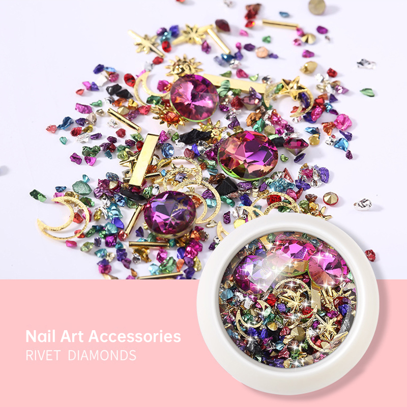 Resin Art Phone Case - Resina Pedras Jóias Metal Rivet Diamante