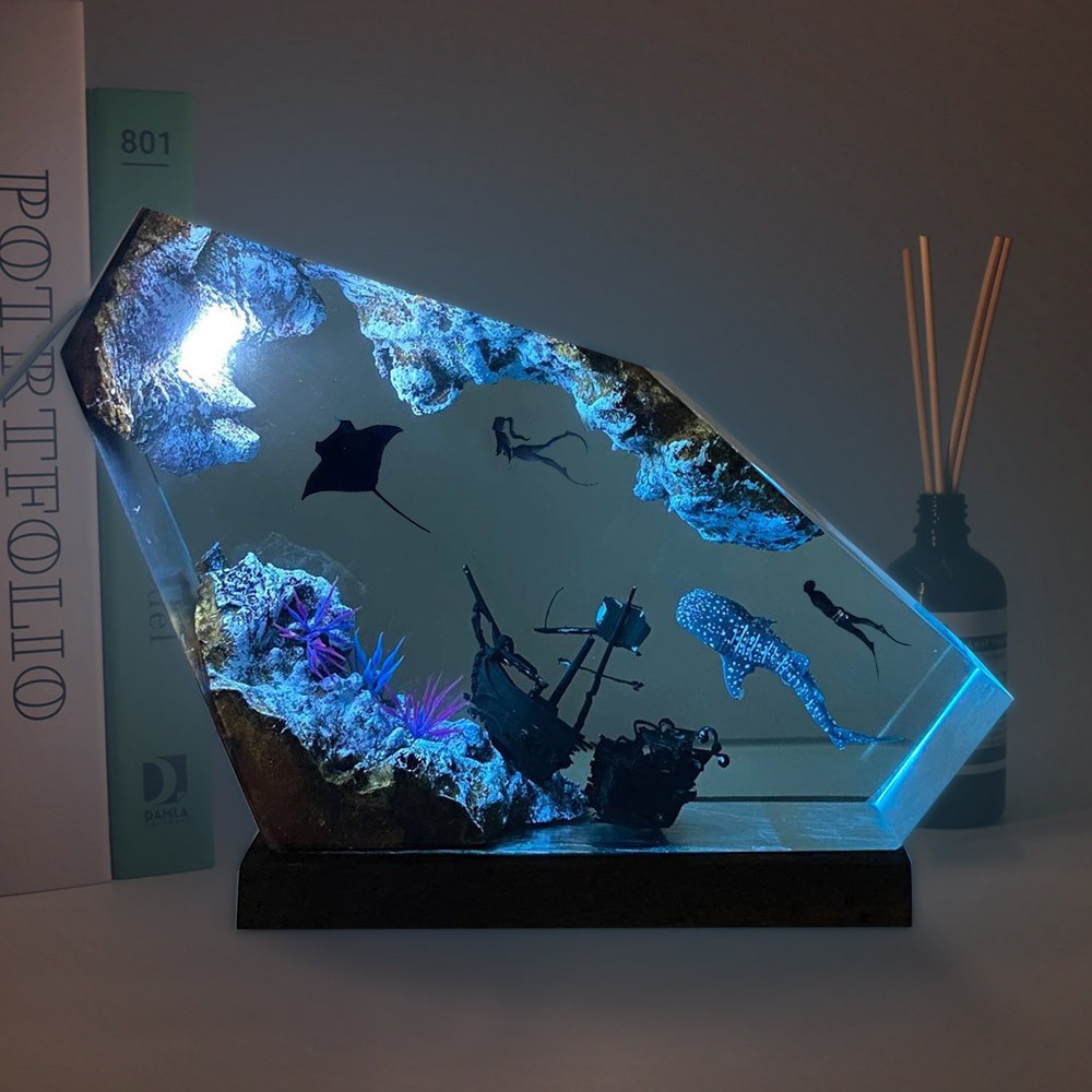 Resin Art Design For Wedding - Resina marinha arte de madeira design