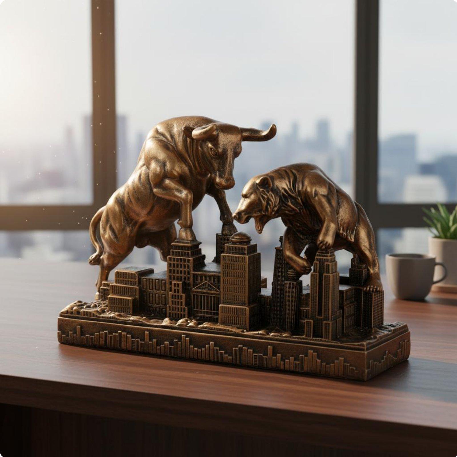 Resin Art Sculptures - Elegante Escultura Decorativa de Resina em