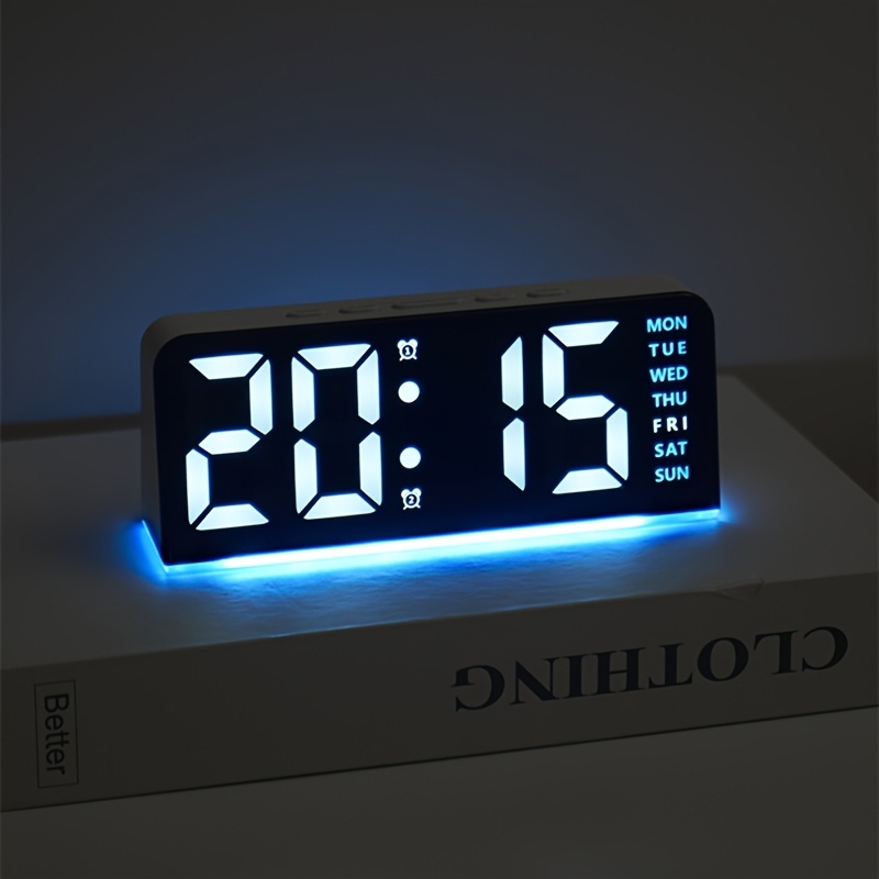 Resin Art Watch - Digital led despertador desktop relógio de