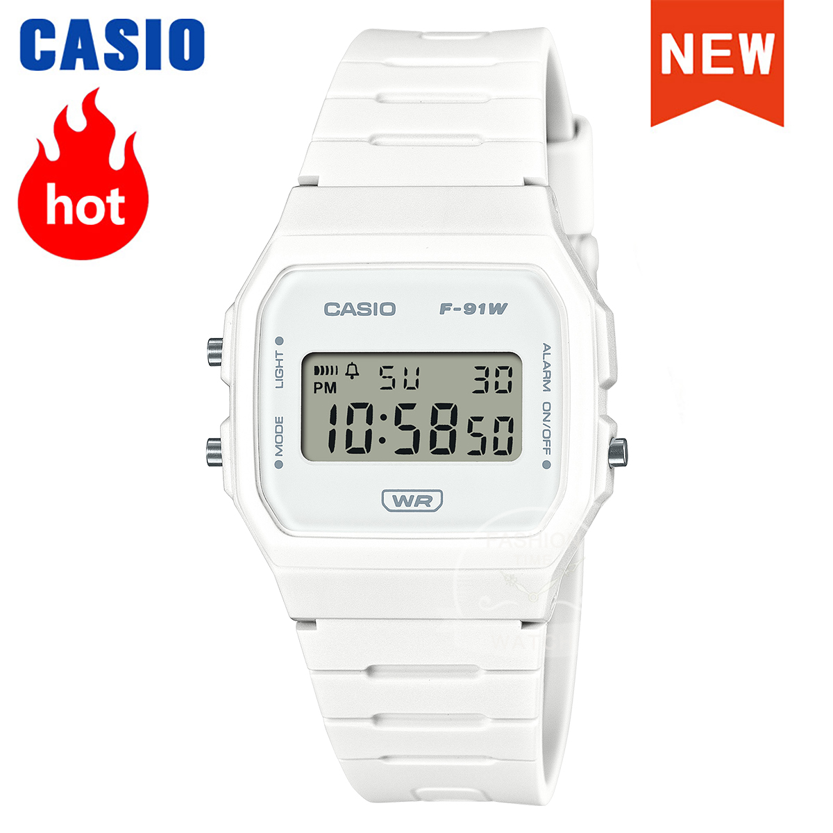 Resin Art Watch - Relógio Casio Masculino Retro Eletrônico com