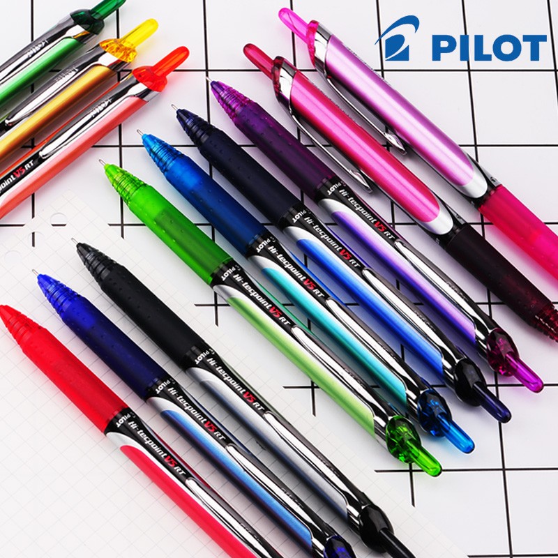 Pilot Pen V5 - PILOTO-Water-Based Color Gel Pen, High Capacity