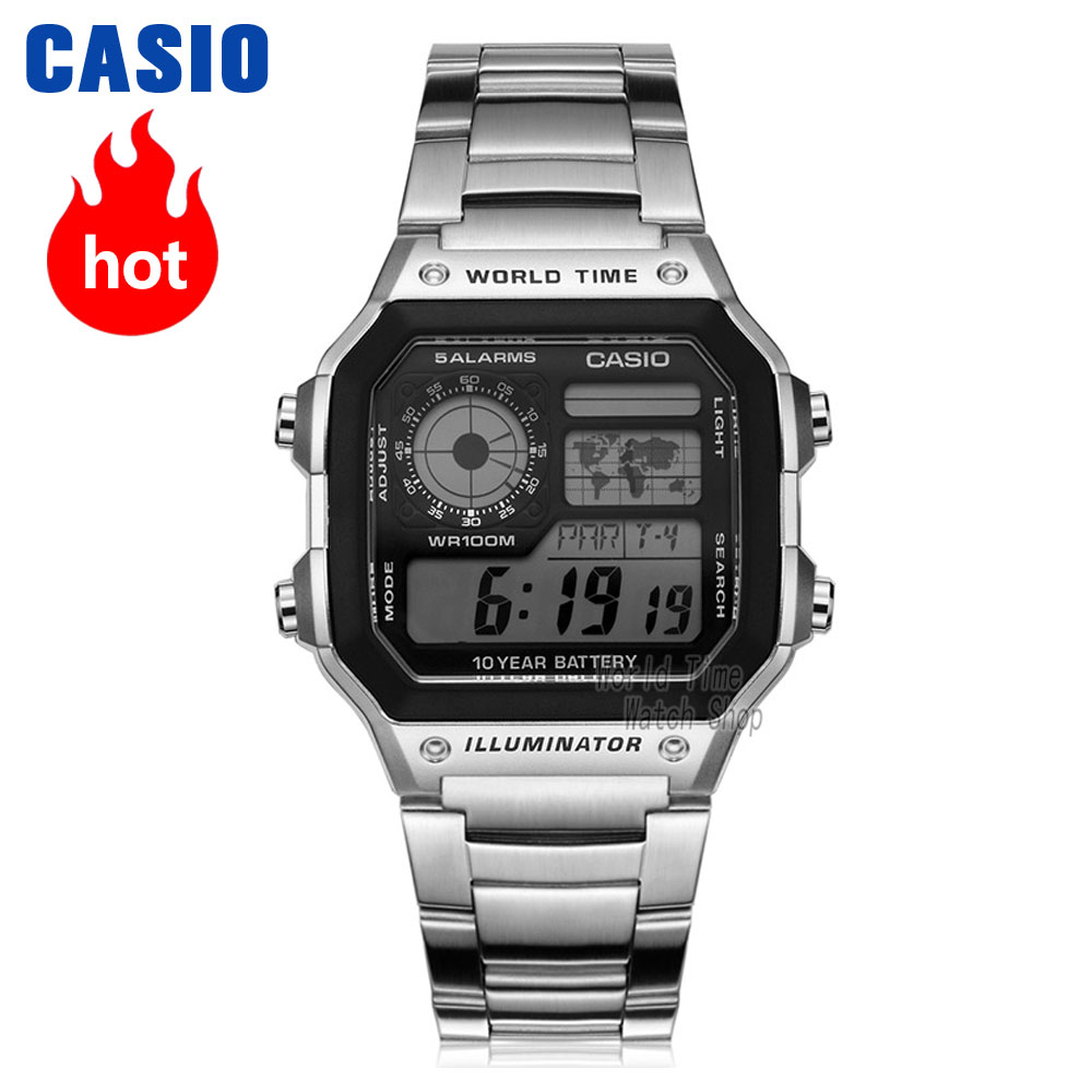 Resin Art Watch - Relógio Casio Explosion para Homens, Conjunto