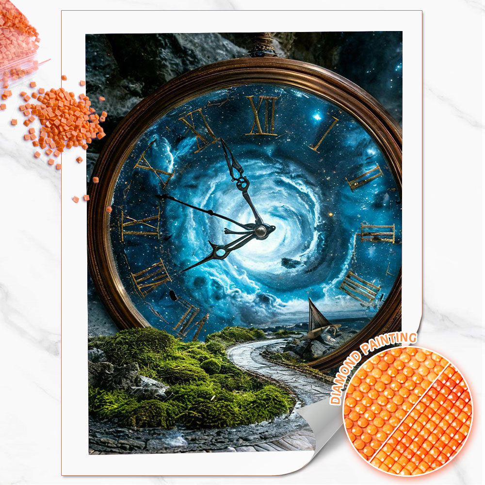 Resin Art Watch - Huacan Pintura Diamante Completa com Diamantes