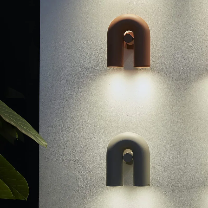 Resin Art Studio - Luminária de Parede LED Rotativa em