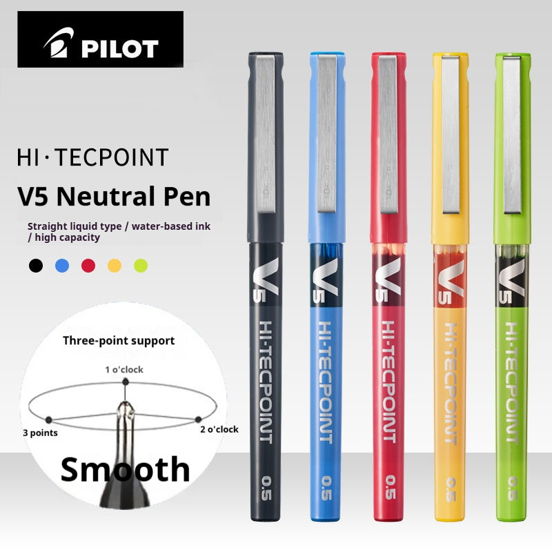 Pilot Pen V5 - Canetas Rollerball Pilot, Sistema de Cartucho