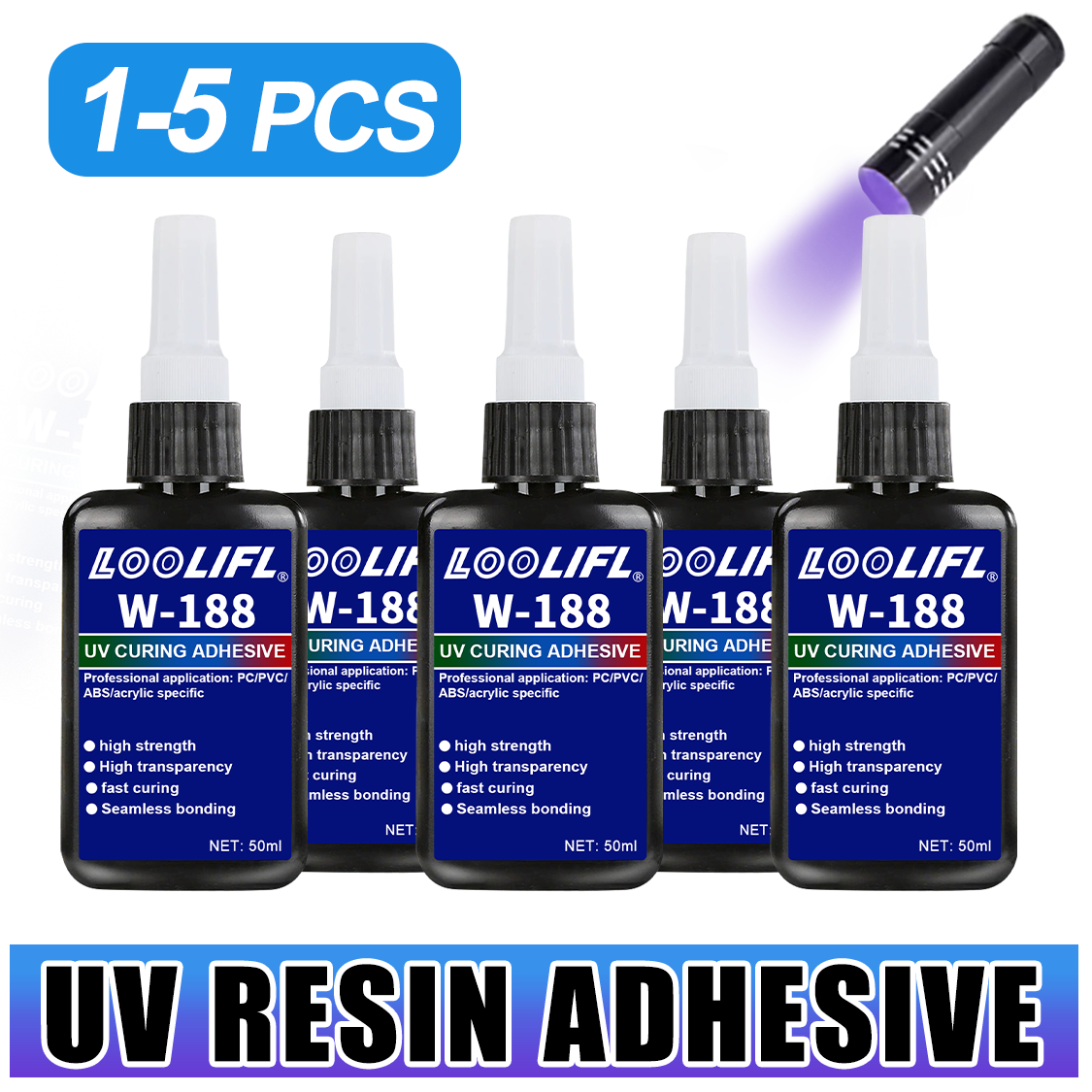 Resin Art Light - LOOLIFL 188 Cola de Resina UV