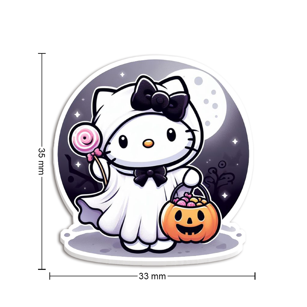 Resin Art Materials - 10 peças/lote Sanr Halloween Hello Cat