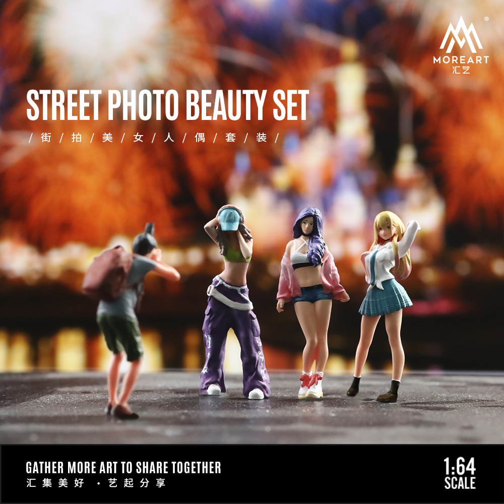 Resin Art Decor - Mais arte 1:64 conjunto de bonecos