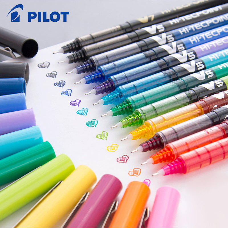Pilot Pen V5 - 1 pçs piloto v5 caneta rolo