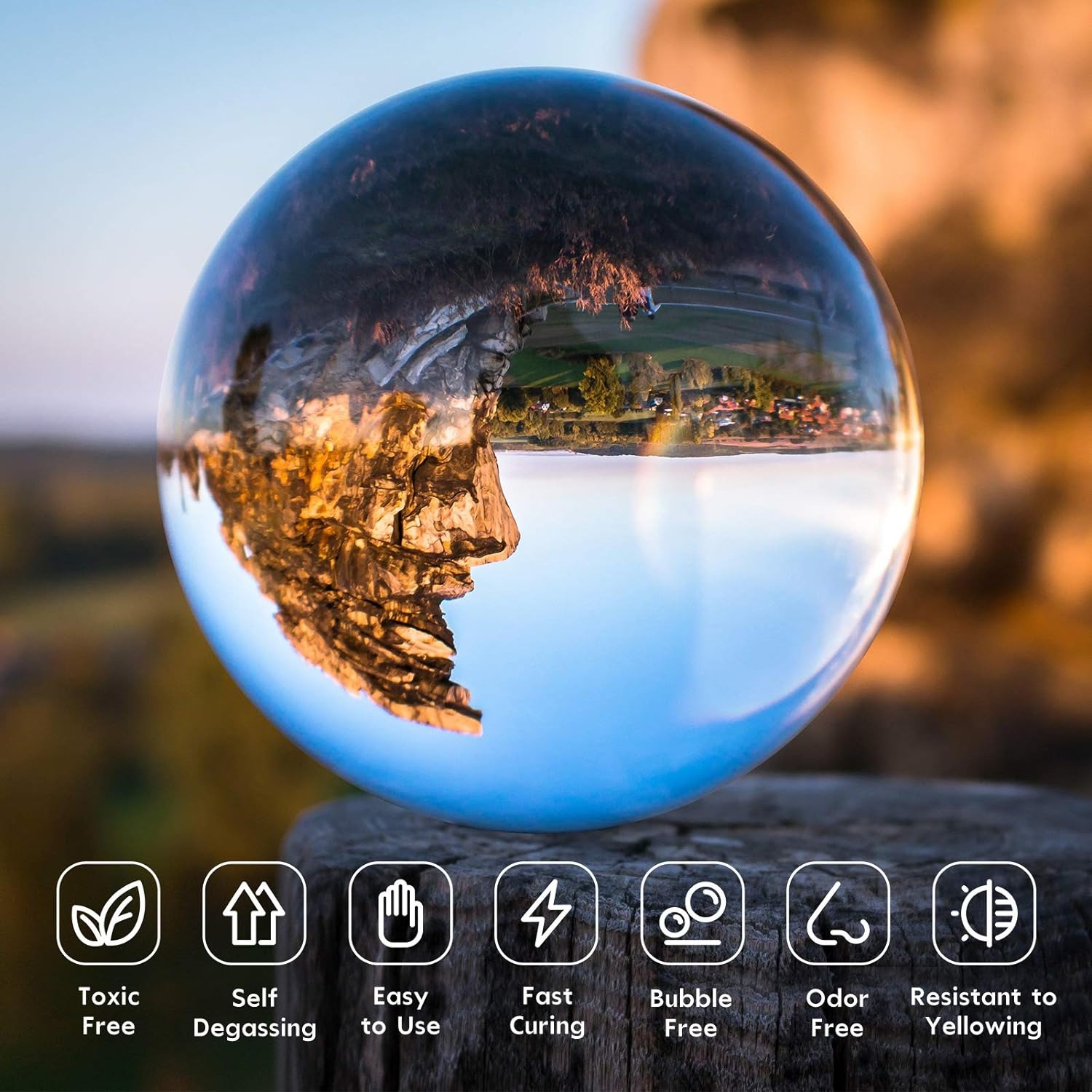 Atualizado Crystal Clear Resin - Resin Art Uv avaliação e preço