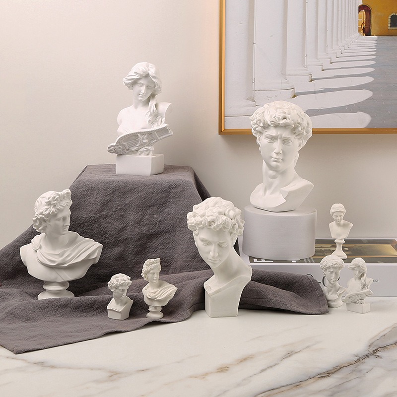 Estátua Nórdica Grega em Resin - Resin Art Studio avaliação e preço