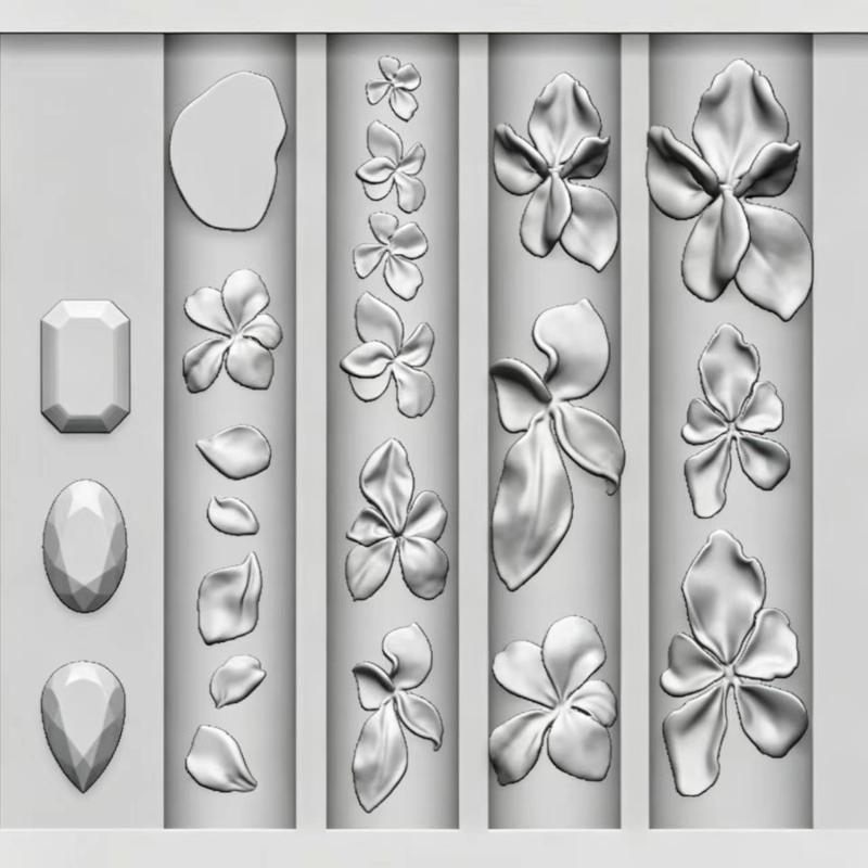 Molde de Silicone para Flores  - Resin Art Mold avaliação e preço