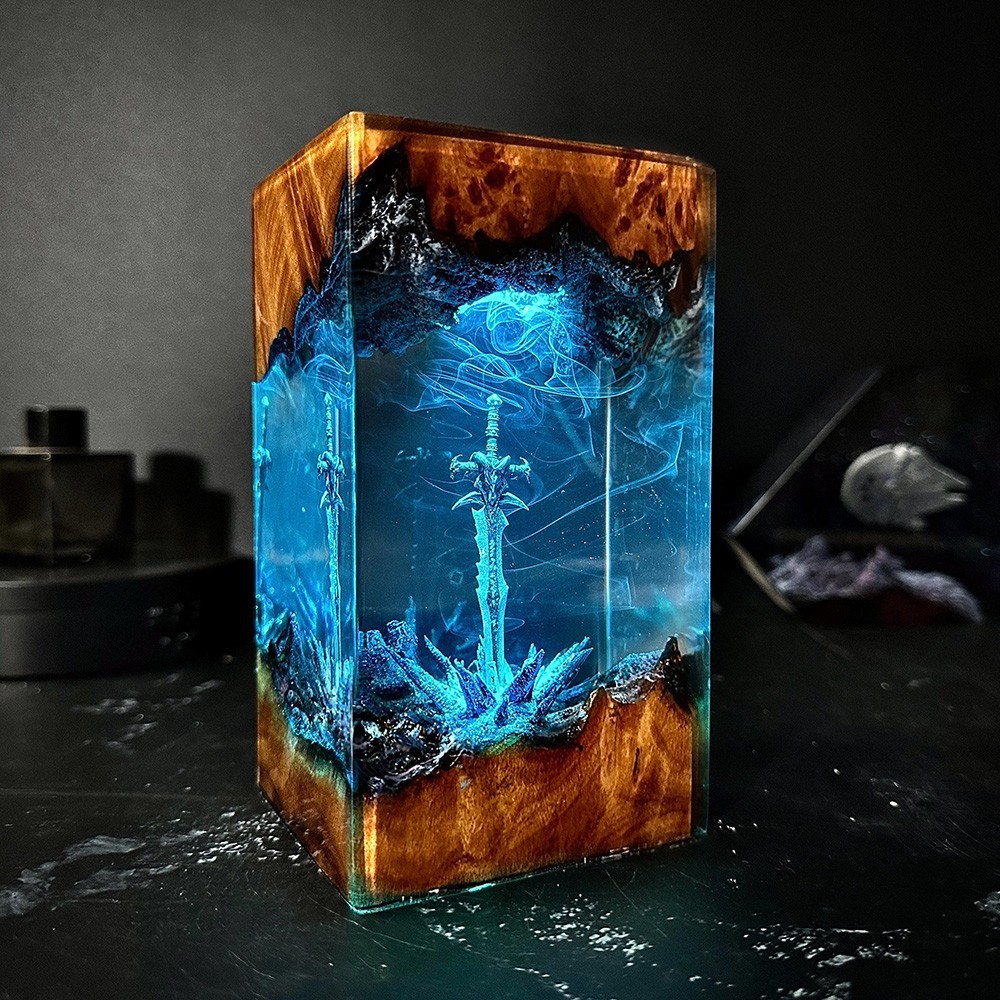 Série mágica de madeira maciça - Resin Art Design For Wedding avaliação e preço