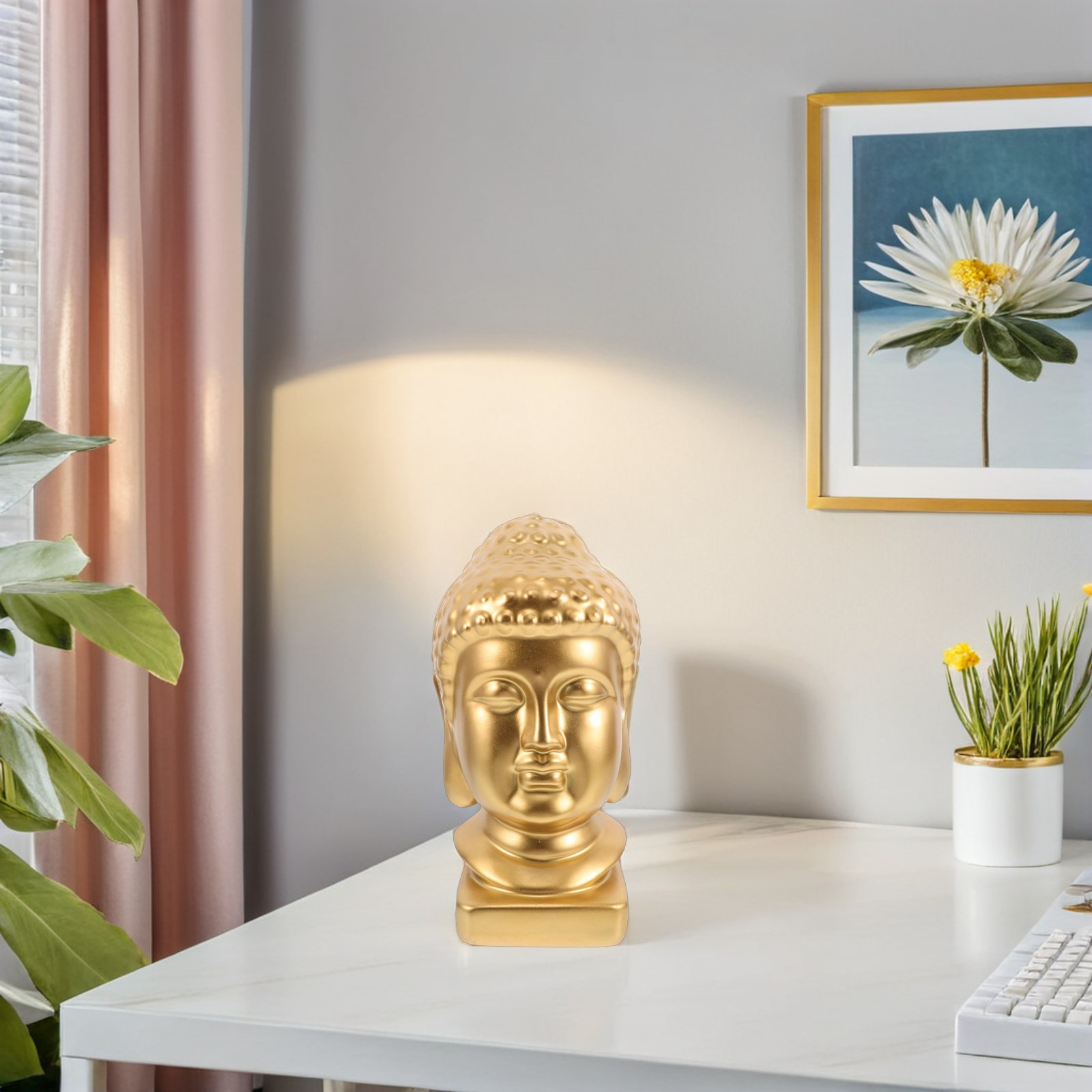 Estátua de Arte em Resina Cabe - Resin Art Decor avaliação e preço