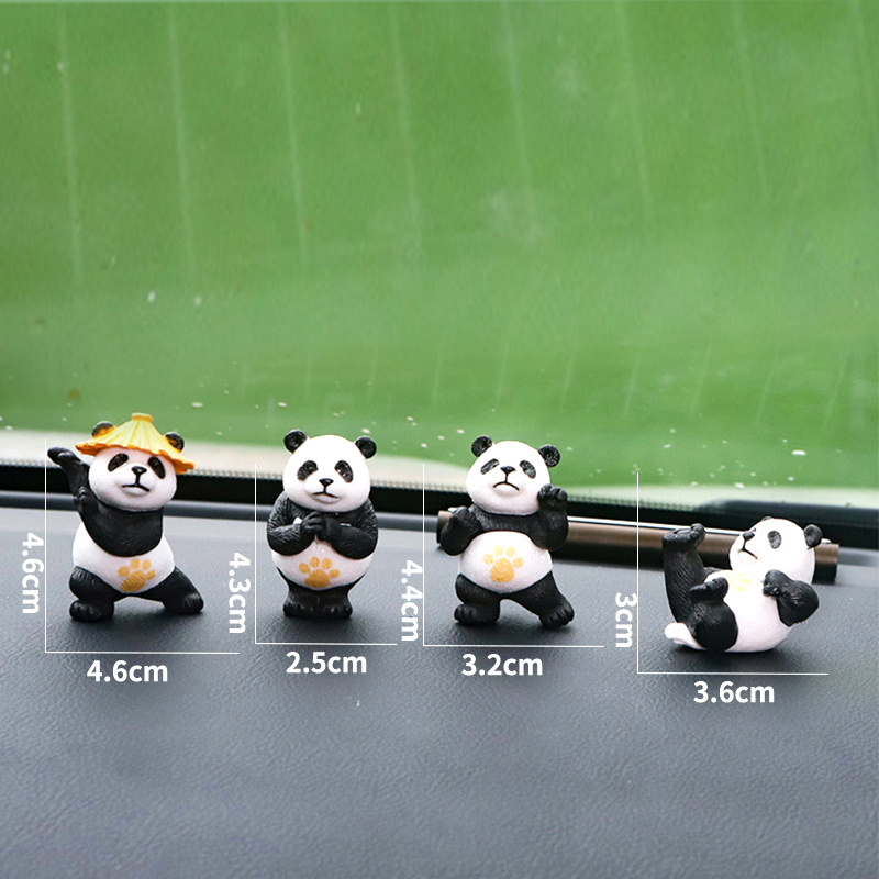 Novo bonito panda design carro - Resin Art Design For Wedding avaliação e preço