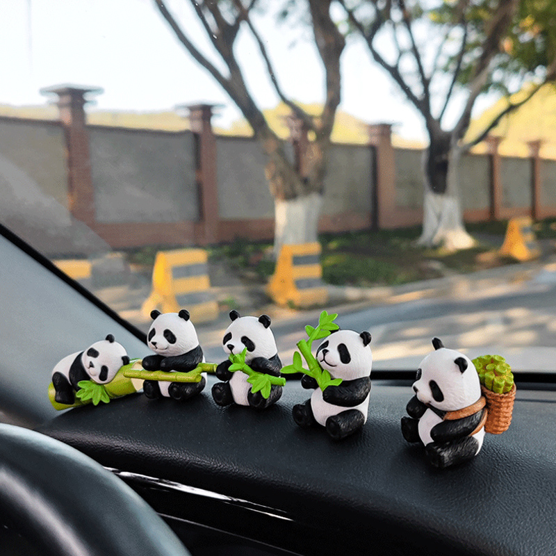 Novo bonito panda design carro - Resin Art Design For Wedding avaliação e preço