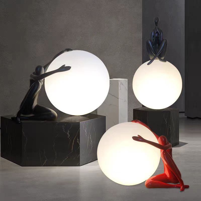 Arte nórdica lâmpada de assoal - Resin Art Floor avaliação e preço