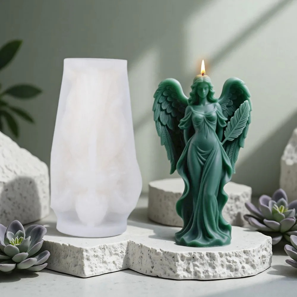 Asas deusa perfumado molde de  - Resin Art Sculptures avaliação e preço