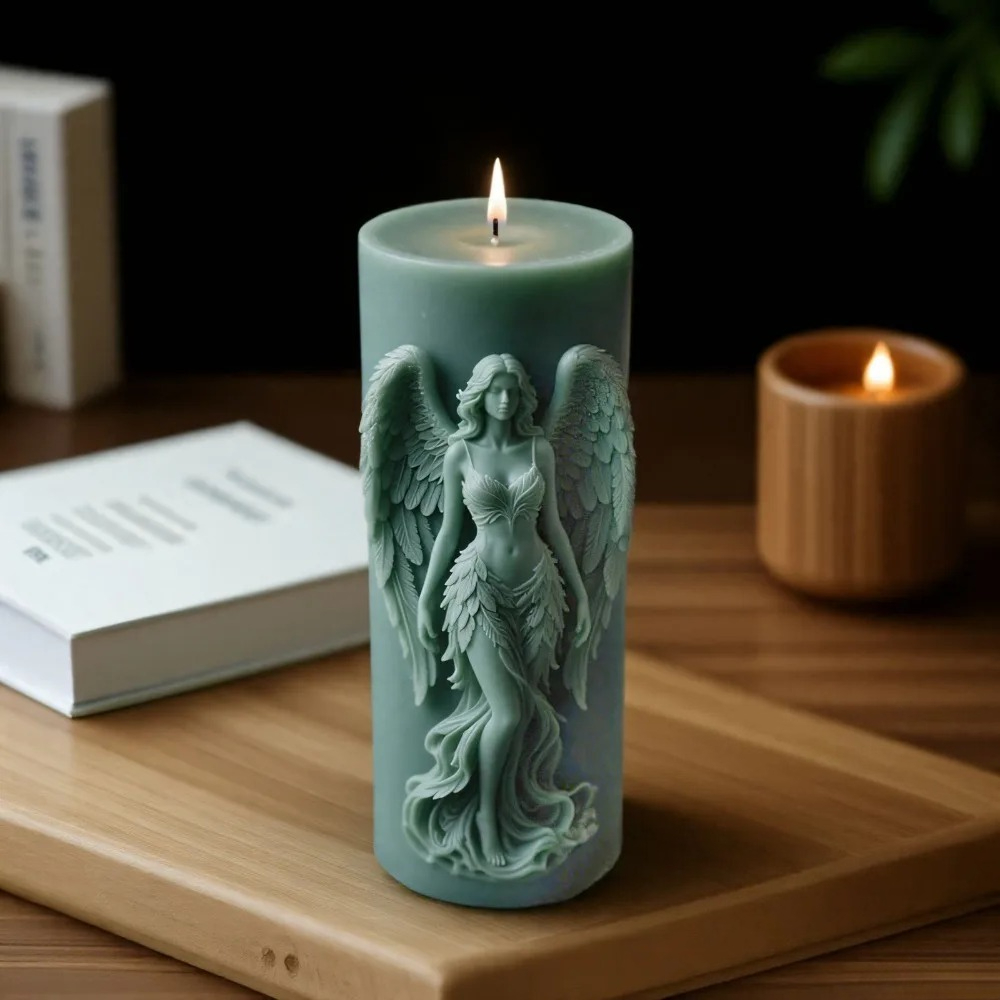 Asas deusa perfumado molde de  - Resin Art Sculptures avaliação e preço