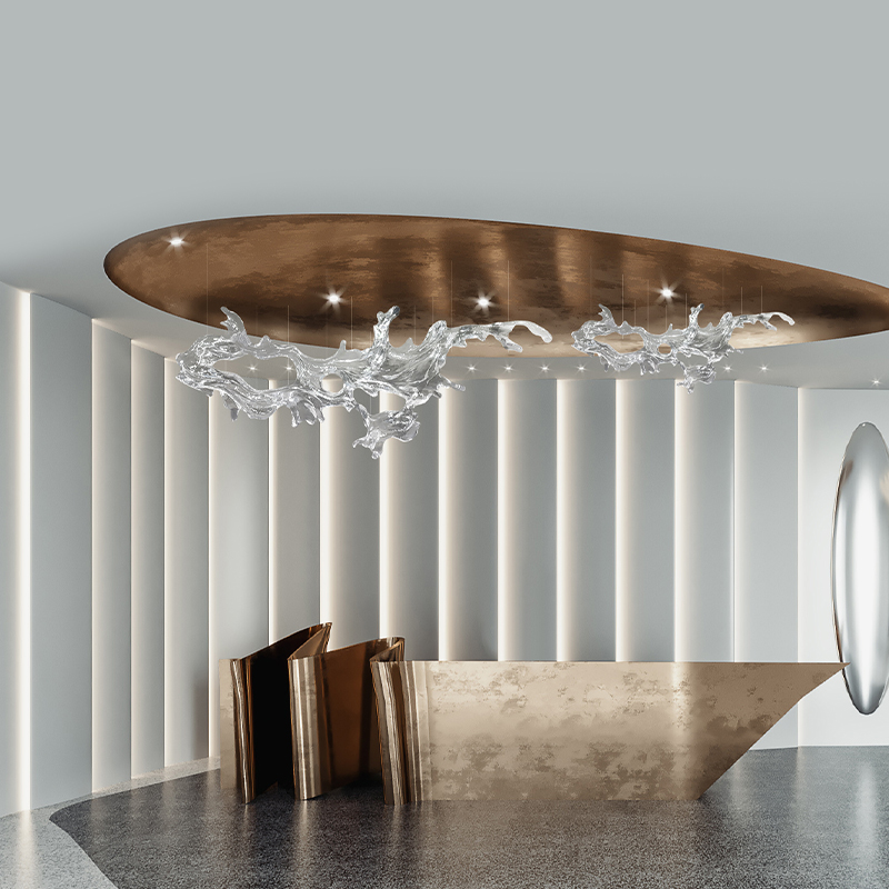 Nova Escultura de Resina LED T - Resin Art Design For Wedding avaliação e preço
