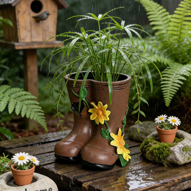 Vaso em Formato de Bota de Chu - Resin Art Unique Ideas avaliação e preço