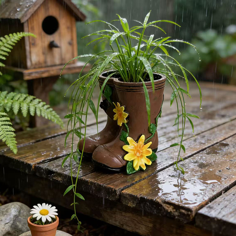 Vaso em Formato de Bota de Chu - Resin Art Unique Ideas avaliação e preço