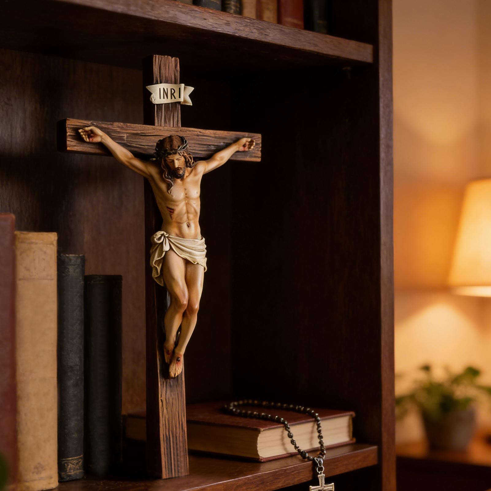 Estátua de Resina Jesus Pintad - Resin Art Sculptures avaliação e preço