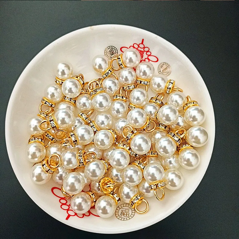 30 pçs redondo pérola diamante - Resin Art Design For Wedding avaliação e preço