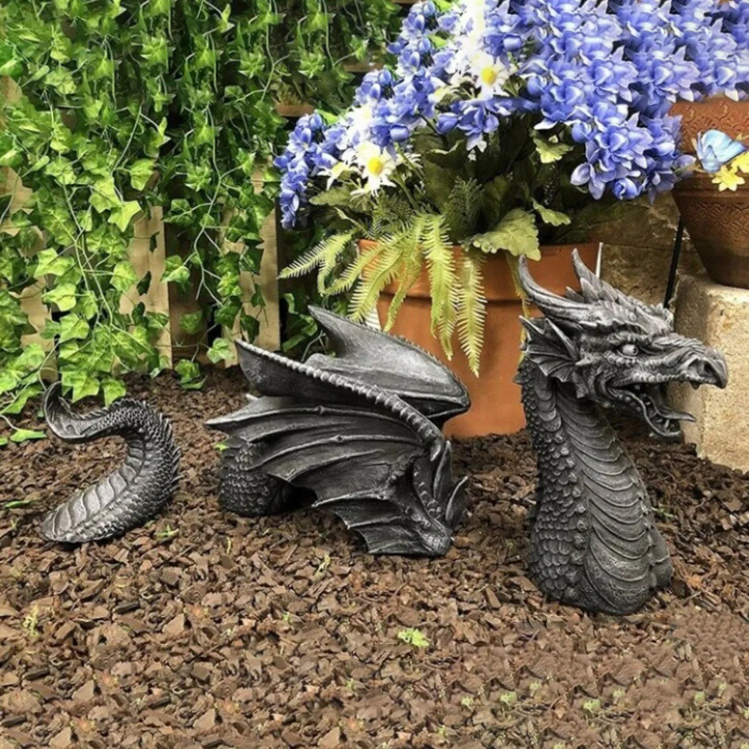 Resina Dragão Esculturas para  - Resin Art Sculptures avaliação e preço