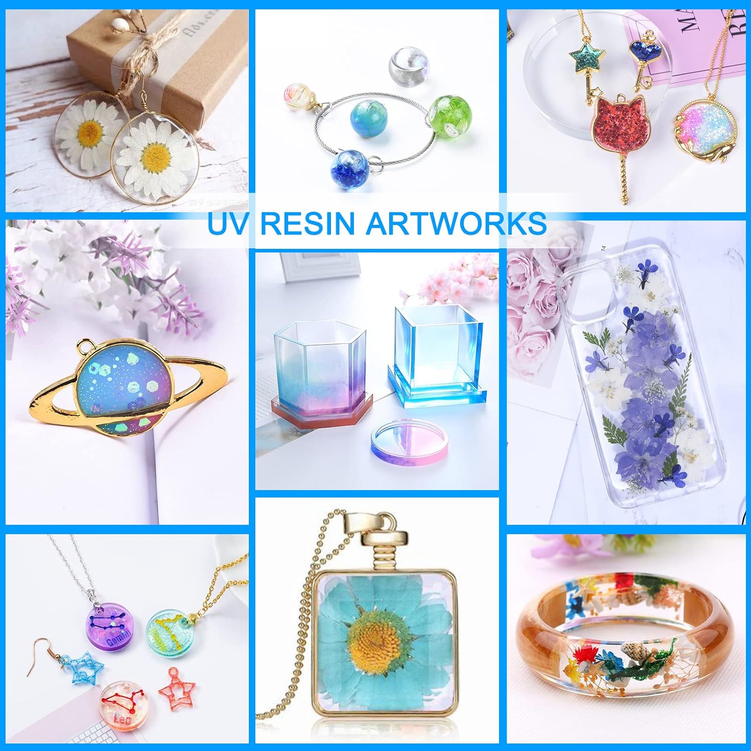 Resina UV Transparente Dura de - Resin Art Uv avaliação e preço