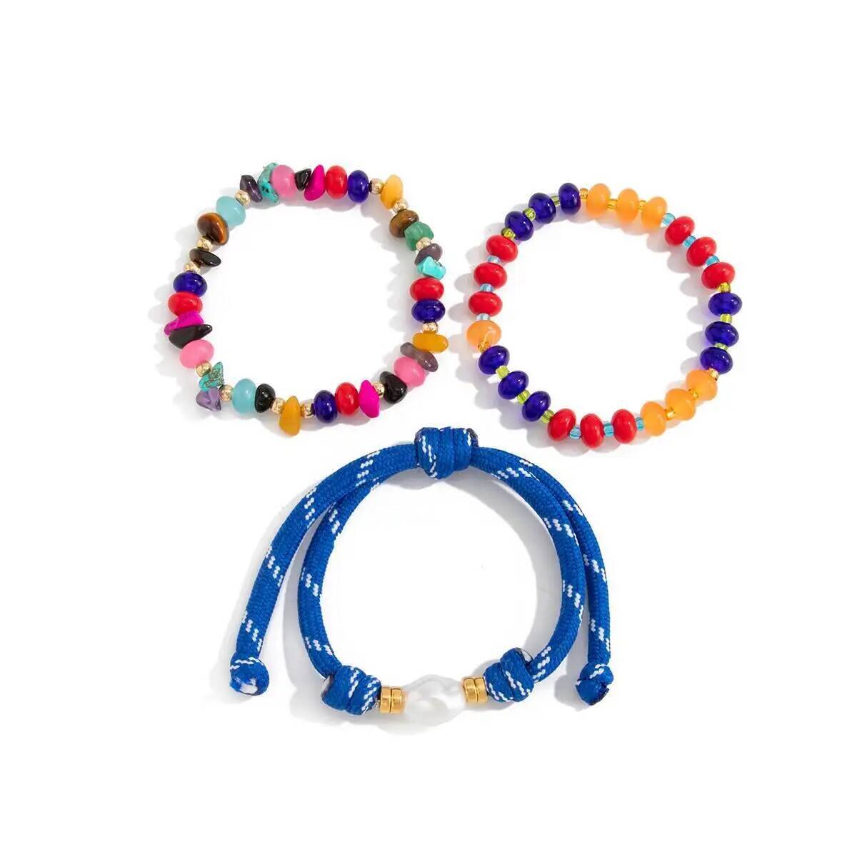 KunJoe Conjunto de 3 Pulseiras - Resin Art Watch avaliação e preço