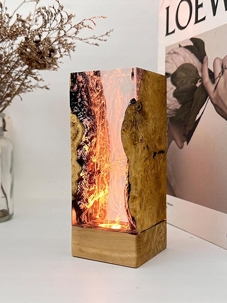 Luminária de Mesa de Resina co - Resin Art Light avaliação e preço