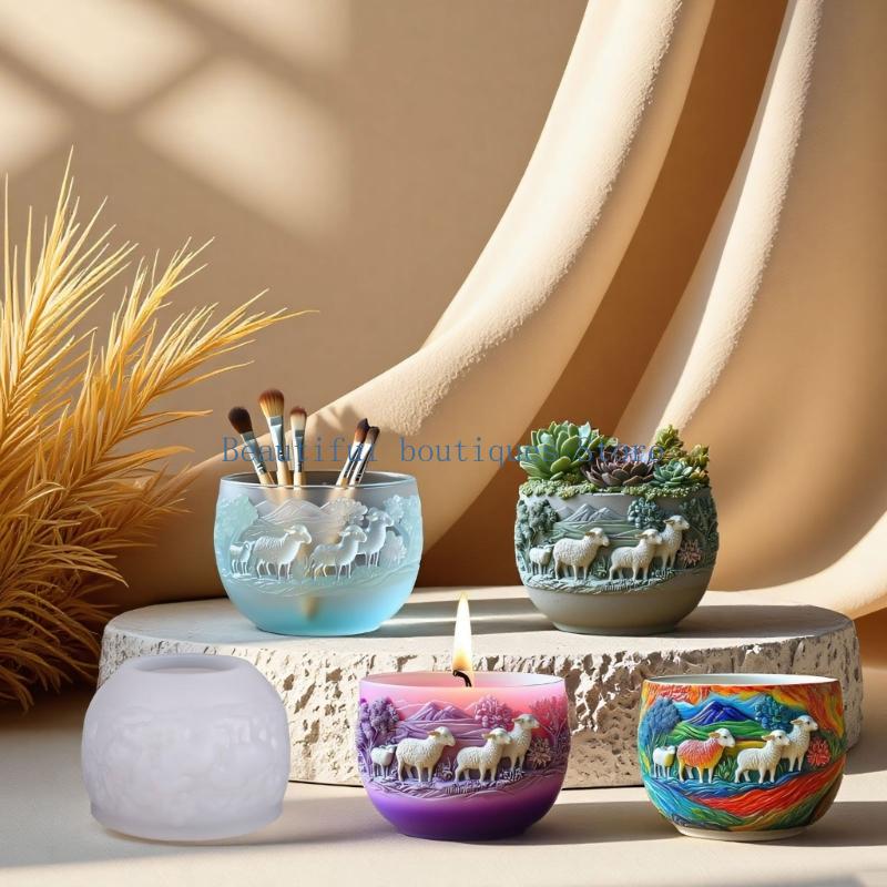 Molde silicone cabra criativo  - Resin Art Unique Ideas avaliação e preço