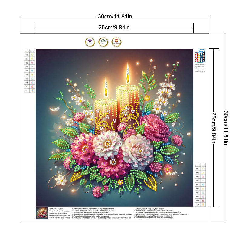Kit de pintura diamante 5d diy - Resin Art Design For Wedding avaliação e preço