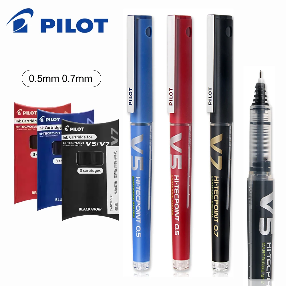 Japão piloto v5/v7 gel caneta  - Pilot Pen V5 avaliação e preço