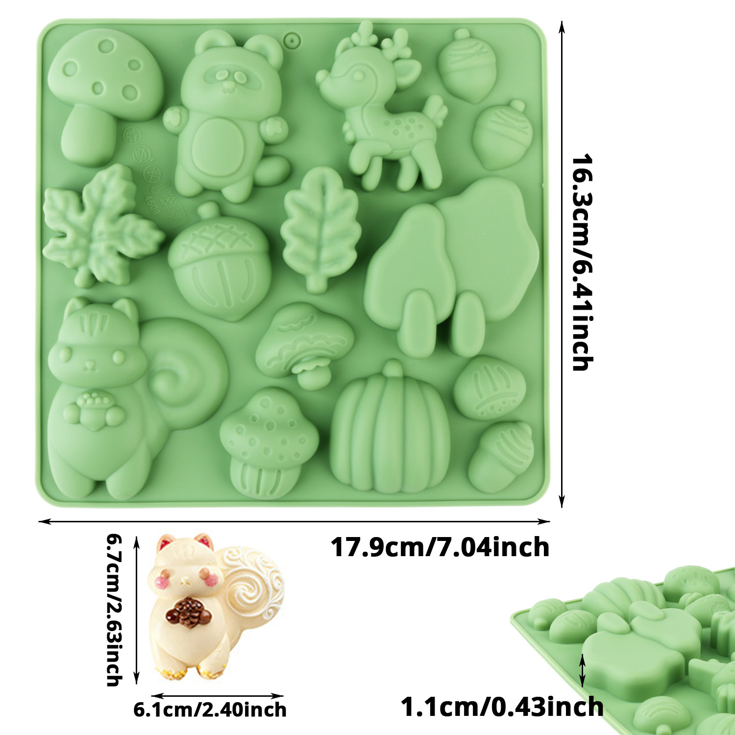 Forma de Silicone para Bolo em - Resin Art Materials avaliação e preço