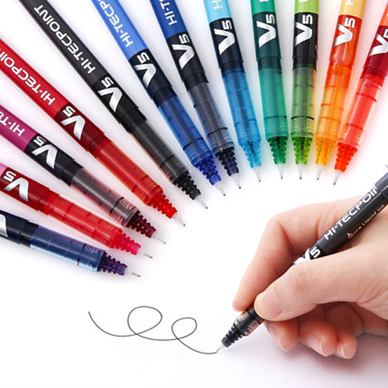 1pc japão piloto BX-V5 água-ba - Pilot Pen V5 avaliação e preço
