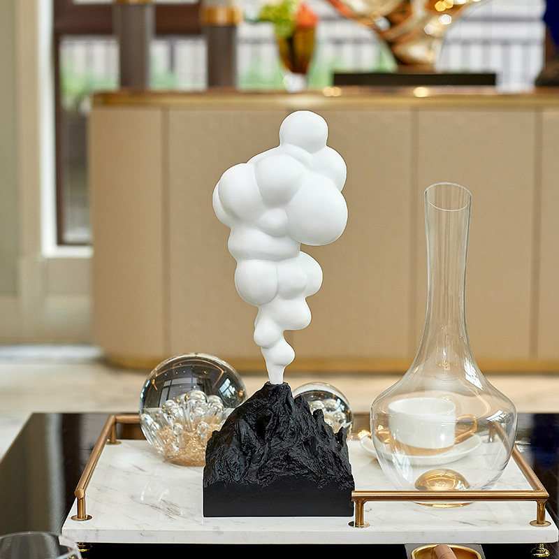 Escultura de nuvem vulcânica a - Resin Art Studio avaliação e preço
