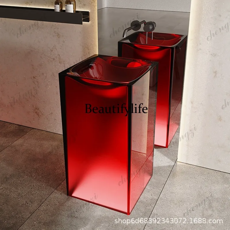 Lavatório de resina transparen - Resin Art Floor avaliação e preço
