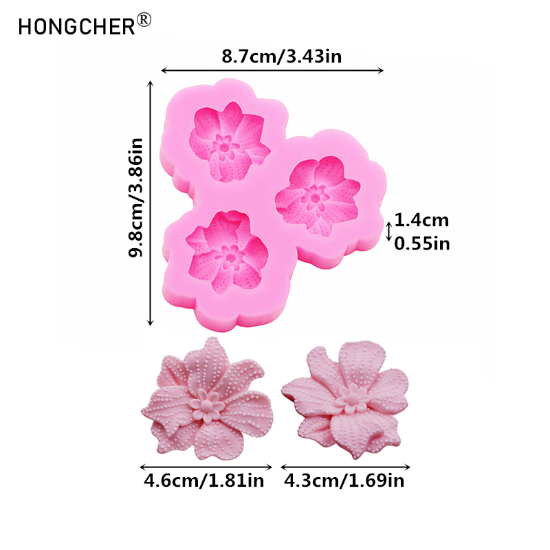 Moldes de silicone florais de  - Resin Art Phone Case avaliação e preço