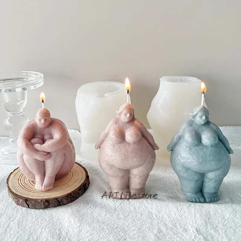 Diy nórdico abstrato corpo hum - Resin Art Sculptures avaliação e preço
