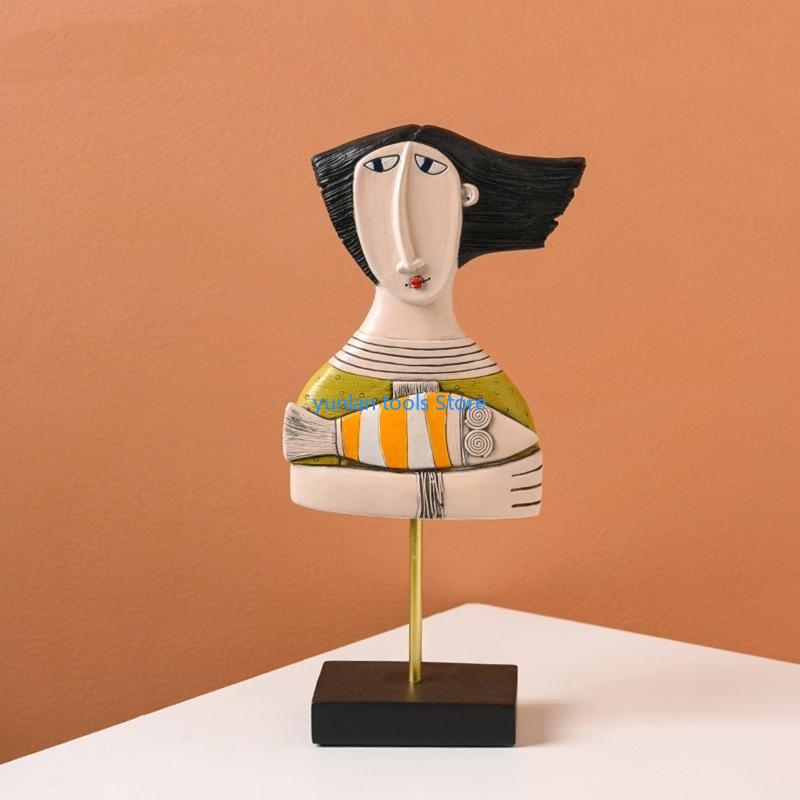 50lb FACE ART ESTÁTUA ESTÁTIA  - Resin Art Studio avaliação e preço