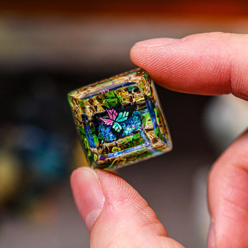 Tecla de Resina com Tema de Bo - Resin Art Decor avaliação e preço
