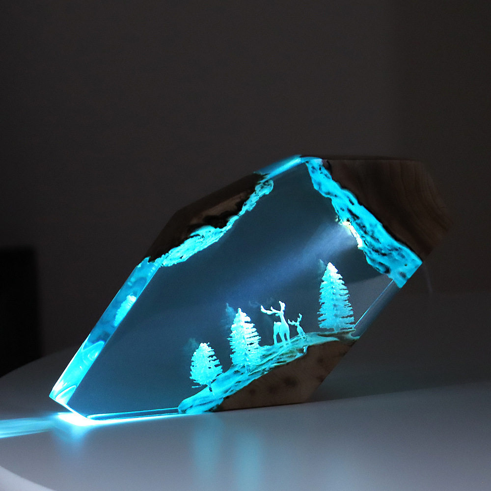Arte de Mesa Fada da Floresta  - Resin Art Decor avaliação e preço