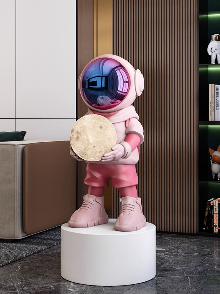 Estátua criativa do astronauta - Resin Art Floor avaliação e preço