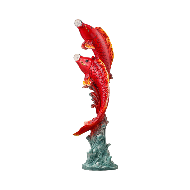 Escultura de peixe com cinco s - Resin Art Floor avaliação e preço