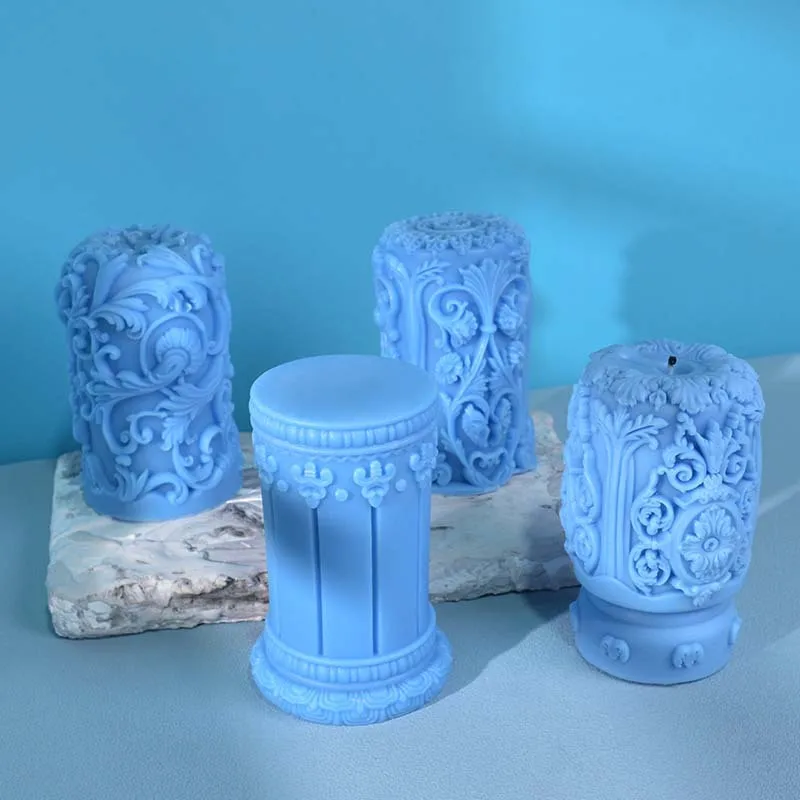 Coluna romana esculpida vela m - Resin Art Design avaliação e preço