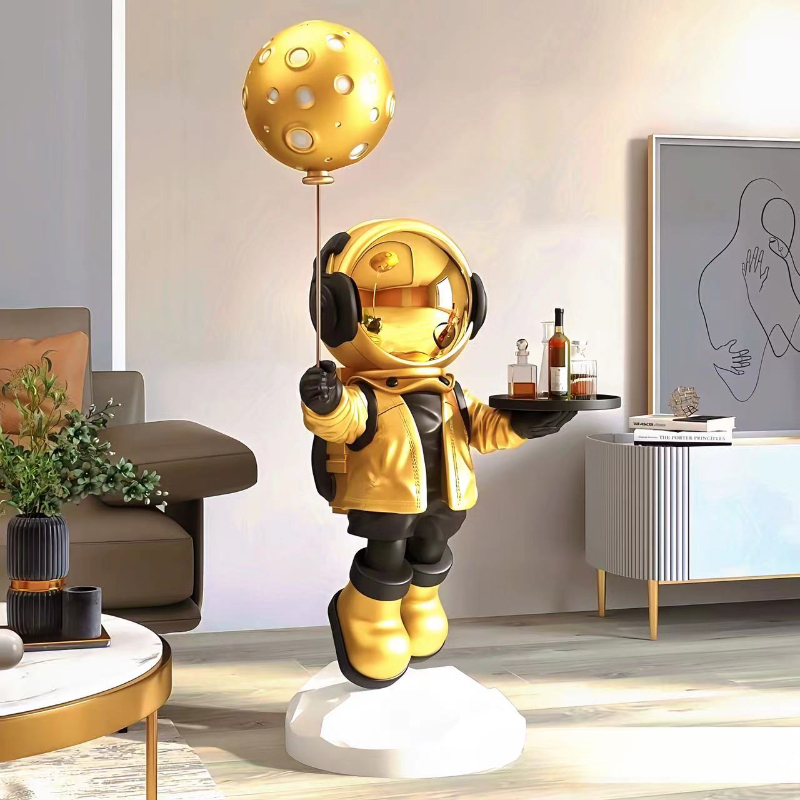 Grande criativo astronauta orn - Resin Art Floor avaliação e preço